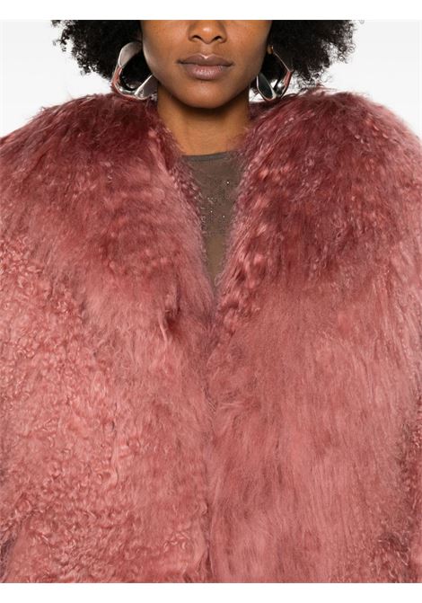 Pink shearling jacket The Attico - women THE ATTICO | 248WCB44FUR2500